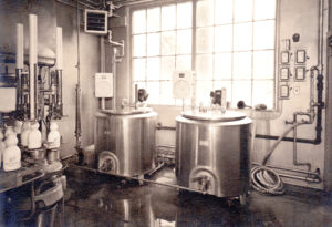 Pasteurizing and bottling milk